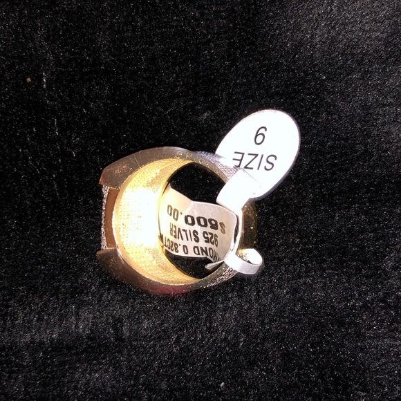 REAL DIAMOND Ring not CZ not moissanite UNBEATABLE - Picture 4 of 10